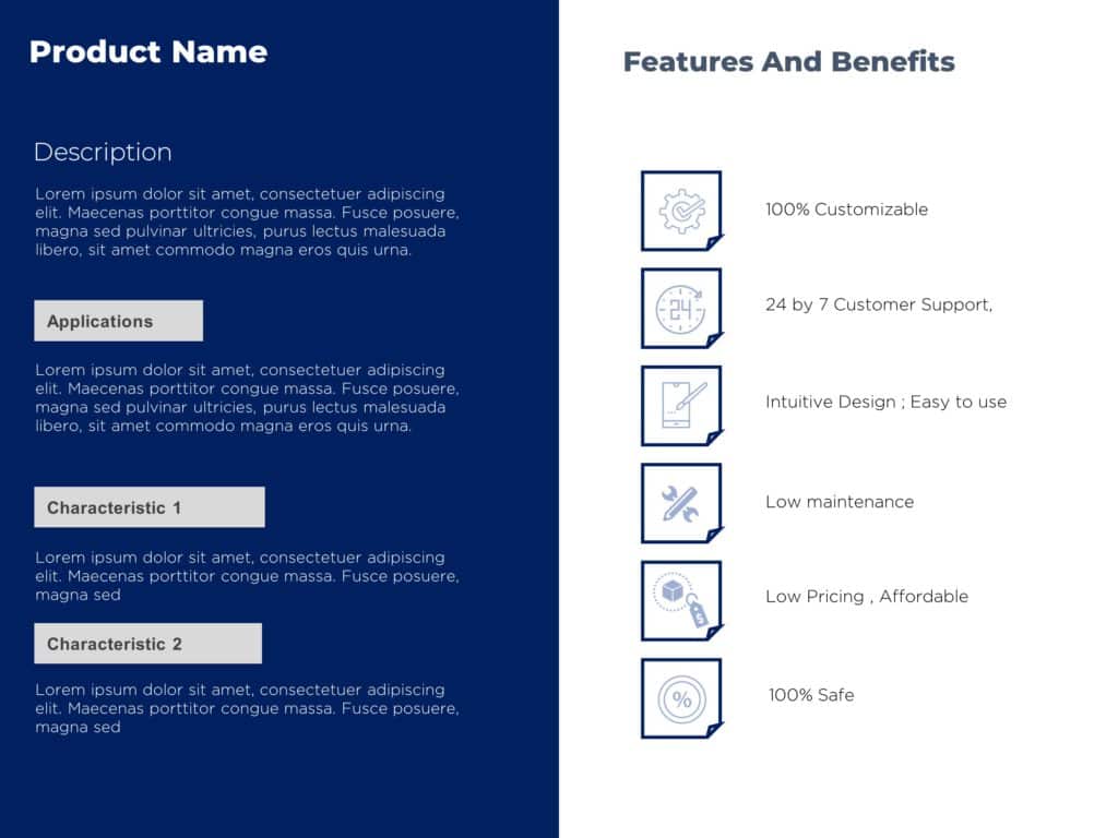 Product Details PowerPoint Template