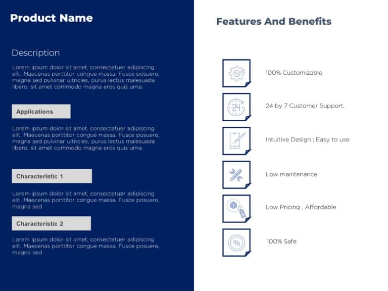 Product Details PowerPoint Template & Google Slides Theme