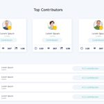 Contributor Leaderboard PowerPoint Template & Google Slides Theme