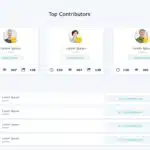 Contributor Leaderboard PowerPoint Template & Google Slides Theme