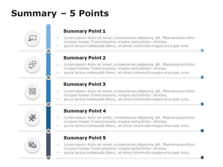 Summary Slides Template Collection for PowerPoint & Google Slides Theme 12