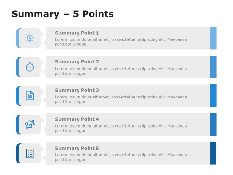 Summary Slides Template Collection for PowerPoint & Google Slides Theme 13