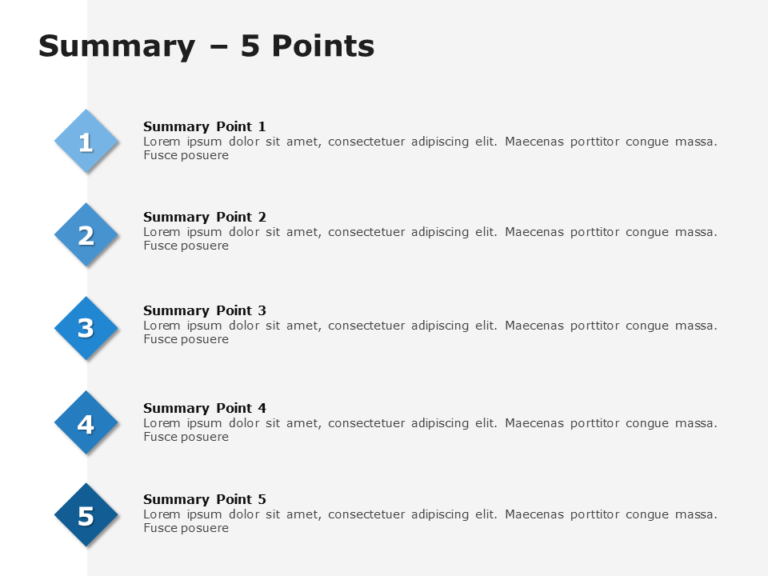 Summary Slides Collection for PowerPoint & Google Slides Theme 14