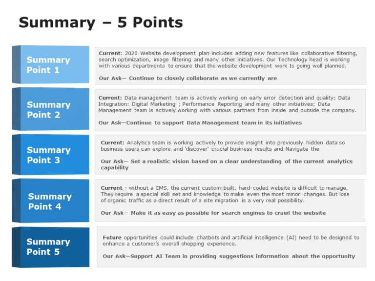 Summary Slides Collection for PowerPoint & Google Slides Theme 16