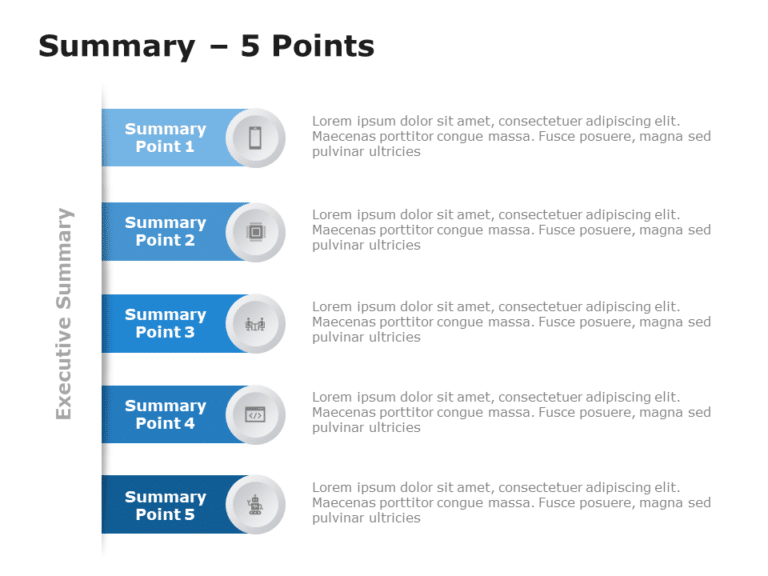 Summary Slides Template Collection for PowerPoint & Google Slides Theme 17