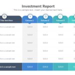 Financial Investment Report PowerPoint Template & Google Slides Theme 2