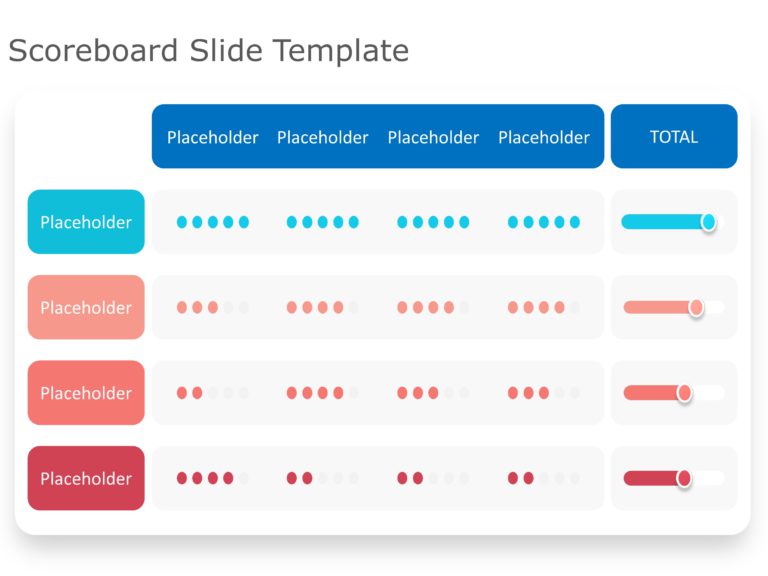 Scoreboard Slide PowerPoint Template & Google Slides Theme 1