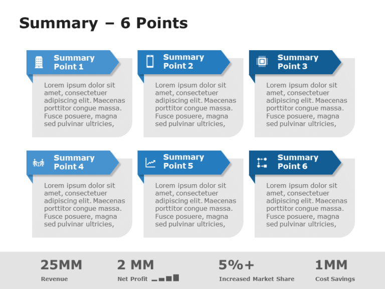Summary Slides Collection for PowerPoint & Google Slides Theme 22