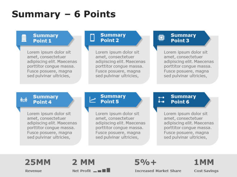 Summary Slides Template Collection for PowerPoint & Google Slides Theme 22