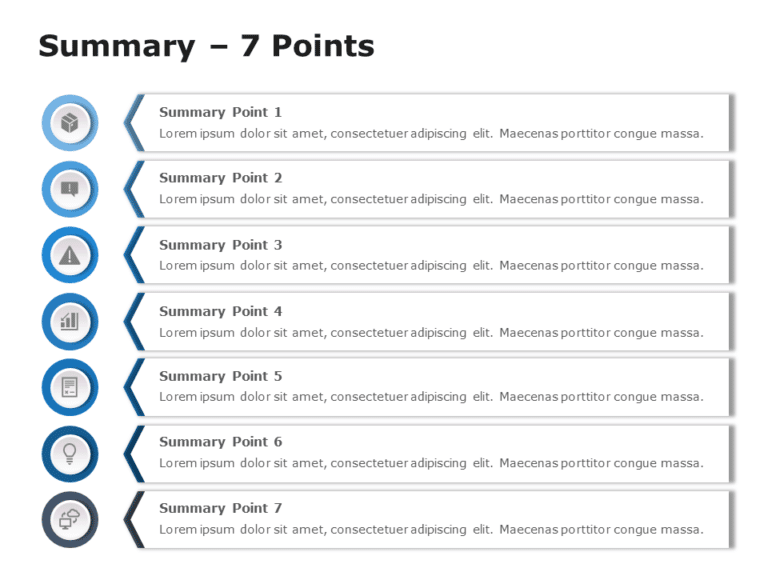 Summary Slides Template Collection for PowerPoint & Google Slides Theme 28