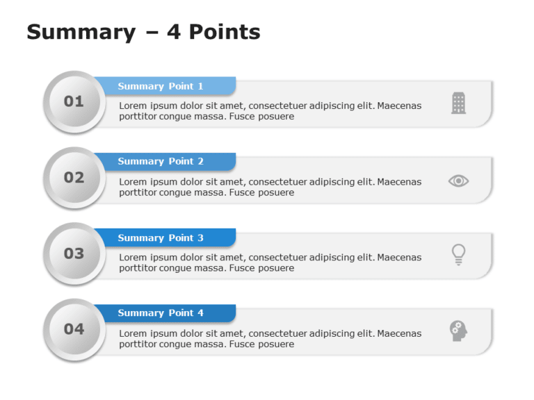 Summary Slides Collection for PowerPoint & Google Slides Theme 3