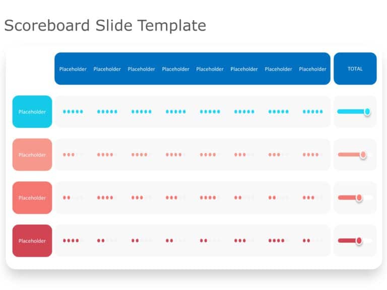 Scoreboard Slide PowerPoint Template & Google Slides Theme 4