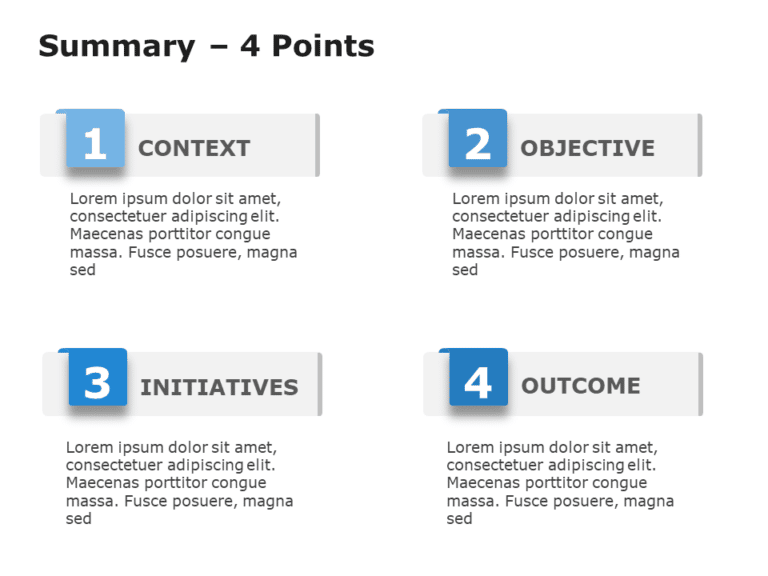 Summary Slides Template Collection for PowerPoint & Google Slides Theme 6