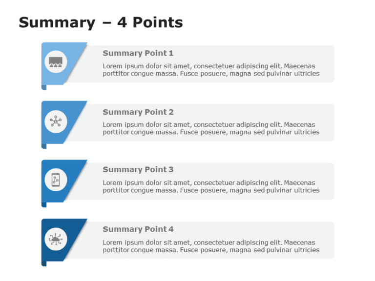 Summary Slides Template Collection for PowerPoint & Google Slides Theme 7