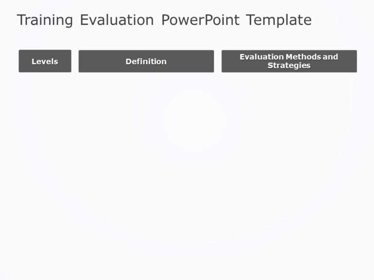 Animated Training Evaluation Table PowerPoint Template & Google Slides Theme 1