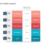 Modern Table Layout PowerPoint Template