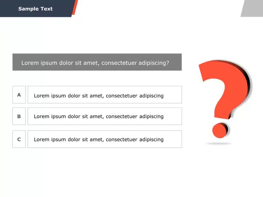 Animated Q&A PowerPoint Template