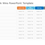 Animated Quick Wins Table PowerPoint Template & Google Slides Theme 10