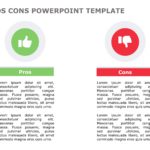 Pros and Cons PowerPoint & Google Slides Templates Theme 10