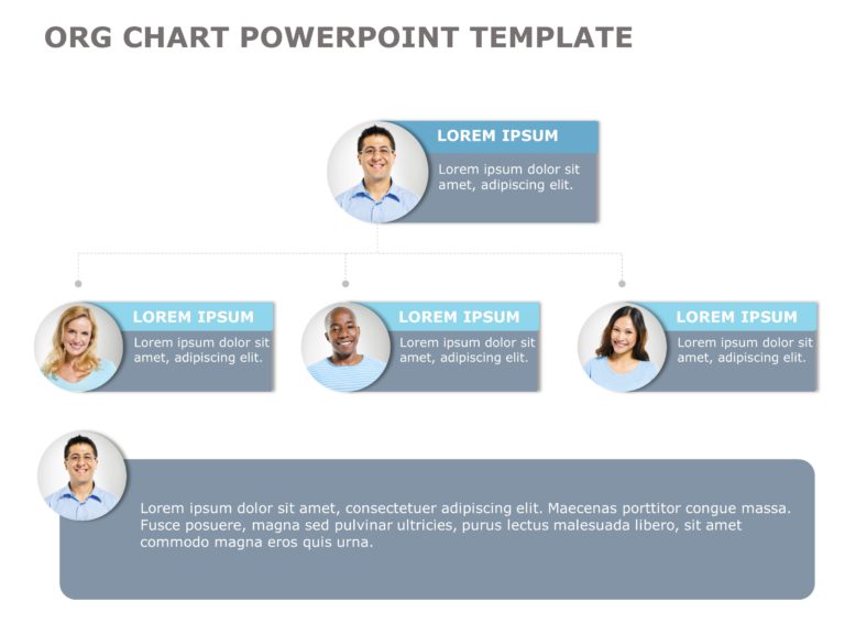 Org Chart Templates Collection for PowerPoint & Google Slides Theme 13