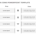 Pros and Cons PowerPoint & Google Slides Templates Theme 13