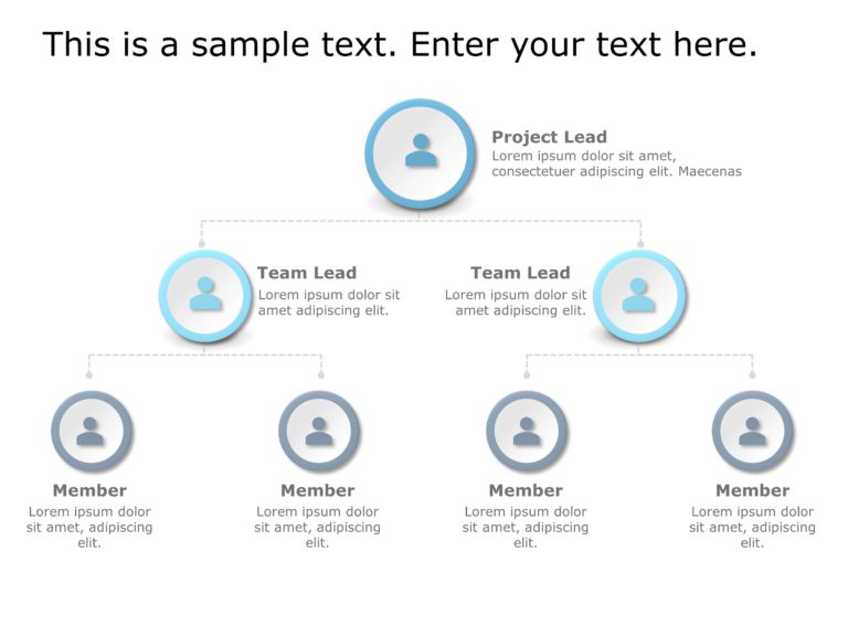 Org Chart Templates Collection for PowerPoint & Google Slides Theme 14