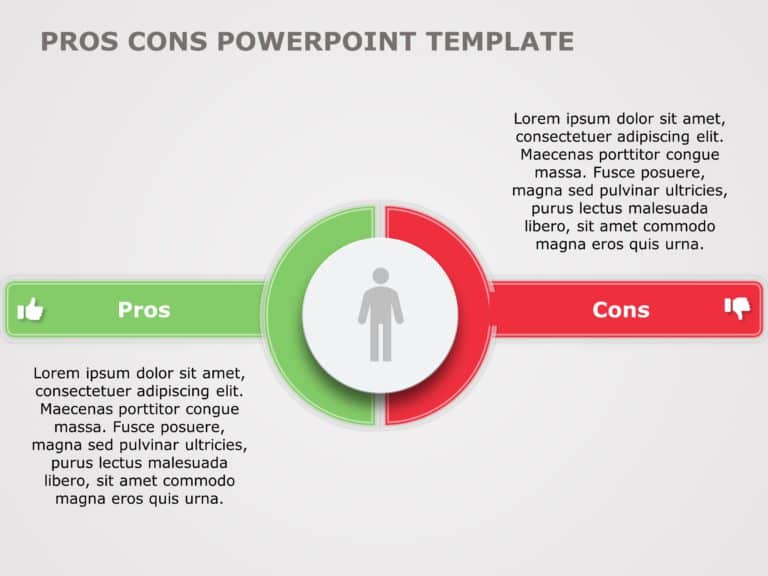 Pros and Cons PowerPoint & Google Slides Templates Theme 14