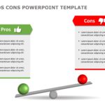 Pros and Cons PowerPoint & Google Slides Templates Theme 18