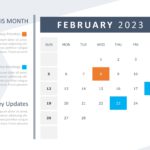 2023 Calendar Template for PowerPoint & Google Slides Theme 1