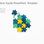 Animated 16 Piece Puzzle PowerPoint Template & Google Slides Theme 2