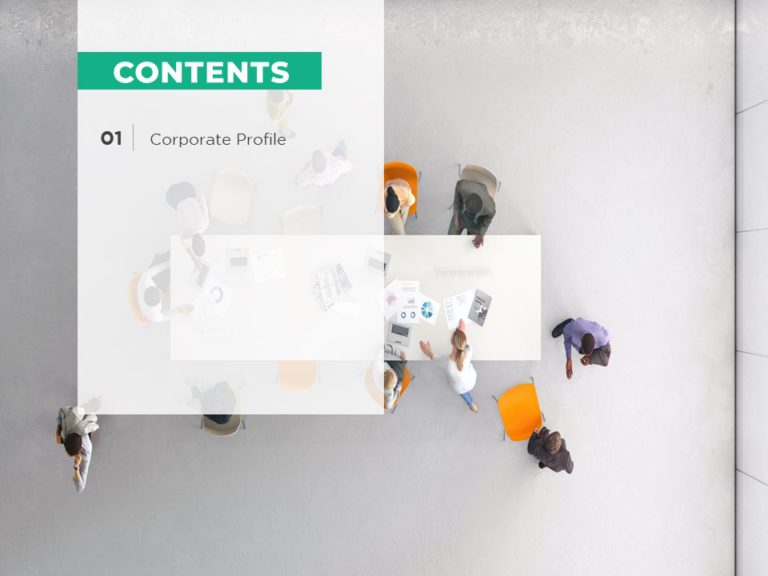 Animated Table of Contents PPT Template & Google Slides Theme 1