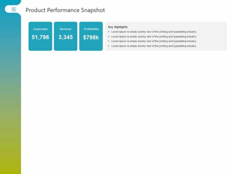 Animated Product Performance PowerPoint Template & Google Slides Theme 2