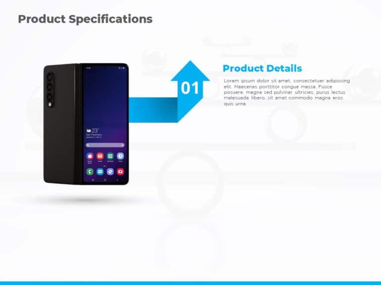 Animated Product Specifications PowerPoint Template & Google Slides Theme 2