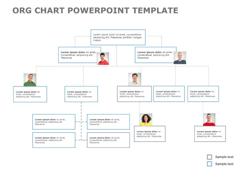 Org Chart Templates Collection for PowerPoint & Google Slides Theme 19