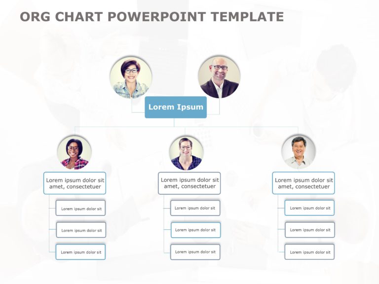 Org Chart Templates Collection for PowerPoint & Google Slides Theme 20