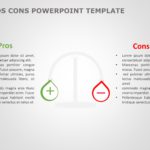 Pros and Cons PowerPoint & Google Slides Templates Theme 22