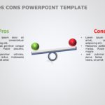 Pros and Cons PowerPoint & Google Slides Templates Theme 23