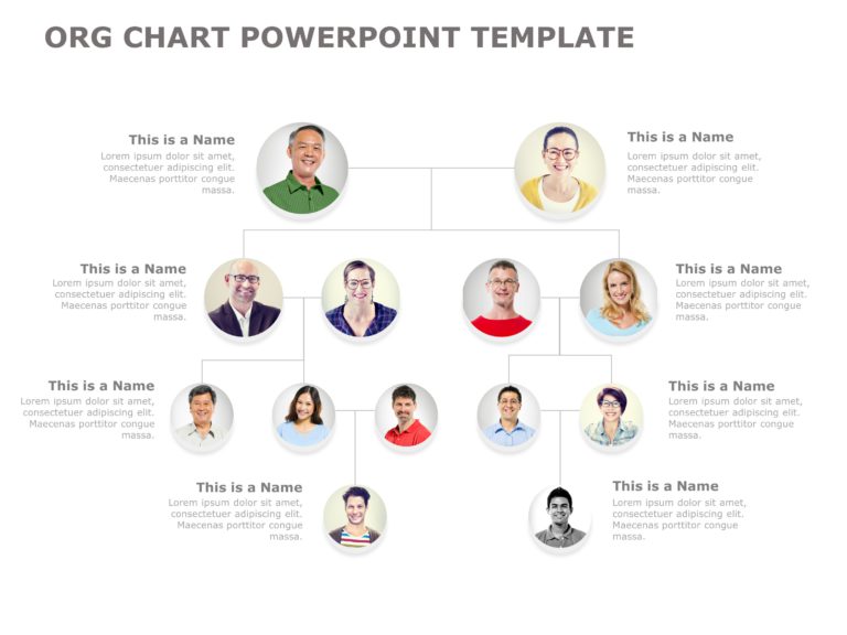 Org Chart Templates Collection for PowerPoint & Google Slides Theme 23