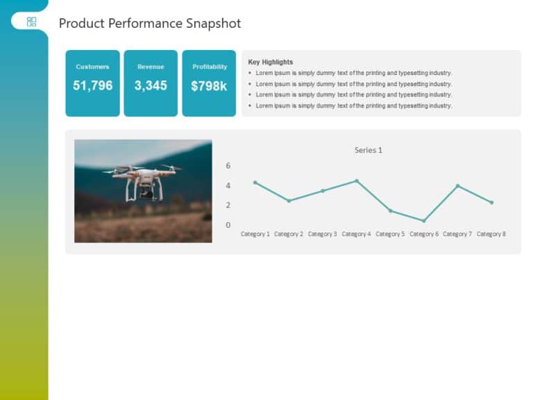 Animated Product Performance PowerPoint Template & Google Slides Theme 3