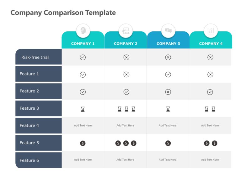 Company Comparison PowerPoint Template & Google Slides Theme 2