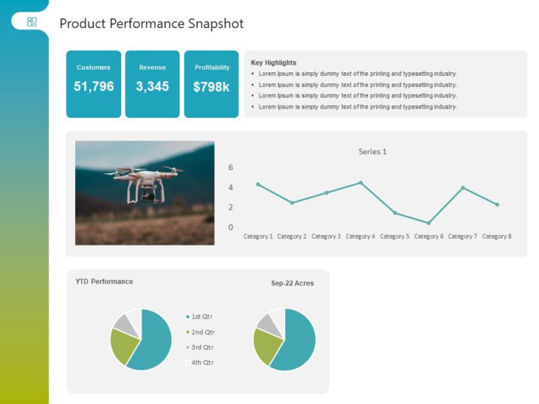 Animated Product Performance PowerPoint Template & Google Slides Theme 4