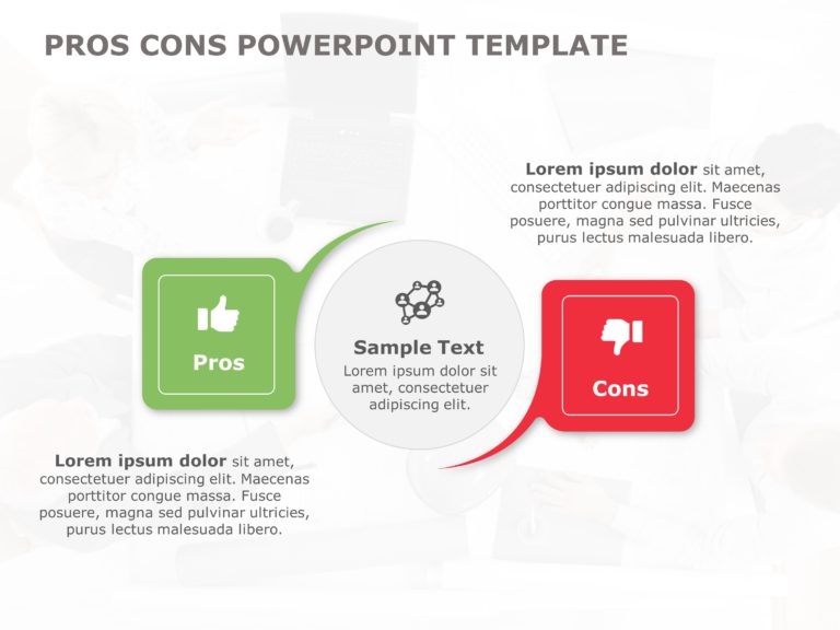 Pros and Cons PowerPoint & Google Slides Templates Theme 3