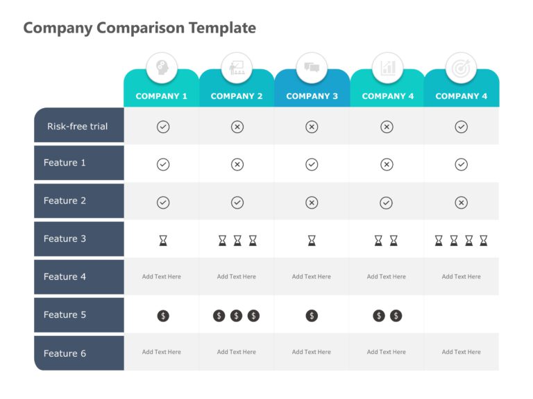 Company Comparison PowerPoint Template & Google Slides Theme 3