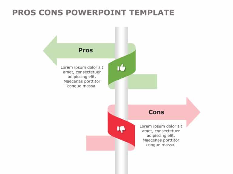 Pros and Cons PowerPoint & Google Slides Templates Theme 4
