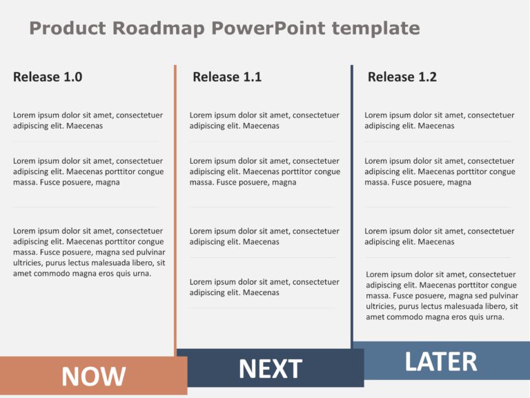 Product Roadmap Templates Collection for PowerPoint & Google Slides Theme 6