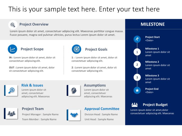 Project Charter Brief PowerPoint Template & Google Slides Theme