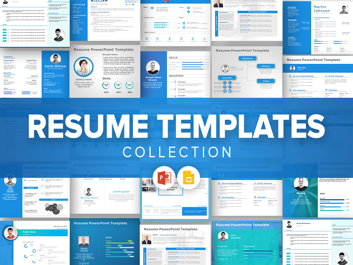Resume Templates For PowerPoint & Google Slides Themes