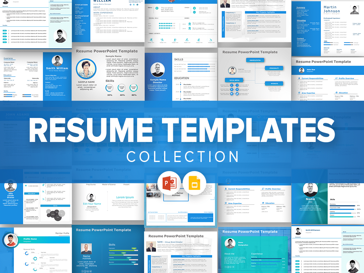 Cv Writing Slide Note Resume Templates For PowerPoint & Google Slides
