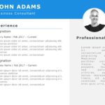 Resume Templates For PowerPoint & Google Slides Theme 9