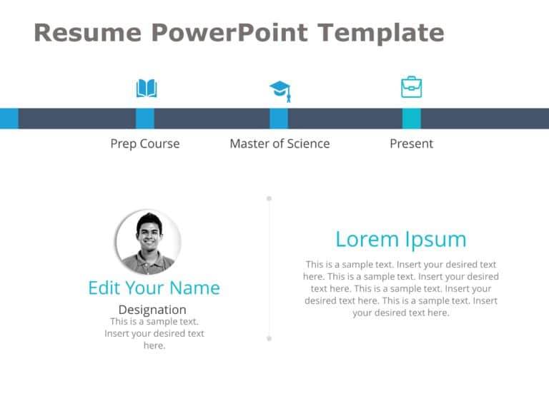 Resume Templates For PowerPoint & Google Slides Theme 13